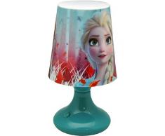 Disney Frozen Escritorio 2 Lámparas ambientadoras Anillos de Bombilla Decoración del hogar Unisex Adulto, Multicolor (Multicolor), única