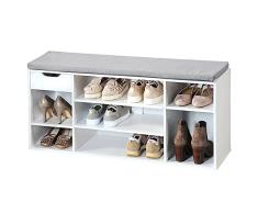 Kesper Zapatero, Blanco, B: 101 x H: 48 x T: 29 cm
