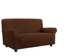 Italian Bed Linen Più Bello Funda Cubre Sofá, Poliéster, MARRON, 2 PLAZAS