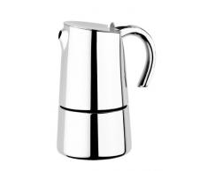 BRA Bella - Cafetera, capacidad 6 tazas, acero inoxidable 18/10