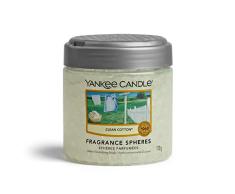 YANKEE CANDLE - Fragrance Spheres Ambientador, Dura hasta 45Â dÃ­as, algodÃ³n Blanco