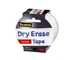 Scotch - Cinta de pizarra con borrado en seco, materiales sintéticos, Multicolor, 48mm x 4,57m