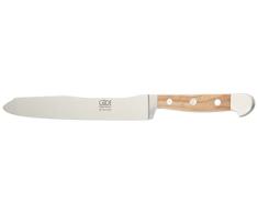 GÃDE Solingen - Cuchillo para carne Jumbo forjado, 21 cm, madera de olivo, ALPHA-OLIVE - doble virola, Hecho a mano en Alemania