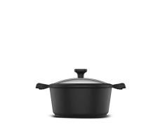 Taurus Great Moments Cazuela 20 - Cazuela de aluminio fundido. 20 cm diÃ¡metro. mango ergonÃ³mico. apta para todo tipo de fuegos. recubrimiento antiadherente. apta para lavavajillas. libre PFOA. negro