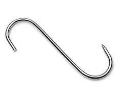 Lacor - 39044 - Set De 6 Ganchos Carniceros 18,5 cm 1 Punta Inox.