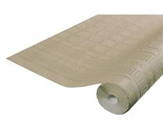 Pro Nappe - Ref R482587I - Mantel de Papel Damasco desechable en Rollo 25 M de Largo X 1,20 M de Ancho - Color Crudo - Papel Damasco con Estampado Universal Chic y clÃ¡sico