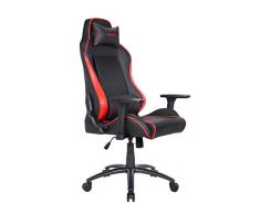 Tesoro Silla para Videojuegos, Piel sintÃ©tica, Rojo, 85 x 69 x 36 cm