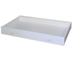 CabaÃ±a de calys malys cajÃ³n Cama, Madera, Barniz, Blanco, 14Â x 121Â x 59Â cm