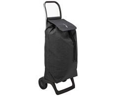 Rolser JET038 Carro de Compra 40 litros, AcrÃ­lico, Negro, 50x50x50 cm