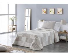 VIALMAN Colcha, Beig, Cama 105: 200cm X 270cm