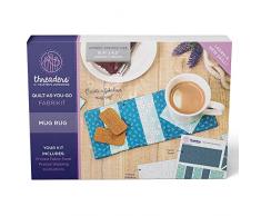 Threaders Acolchar a Medida Que Avanza Fabrikit Alfombra Taza un TamaÃ±o Multi, multicolor, talla Ãºnica