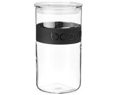 Bodum Tarro de Cristal con Tapa, Negro, Centimeters