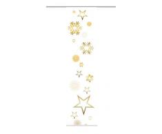 Home Fashion 084743-5001 STARIO - Cortina (245 x 60 cm), Color Dorado