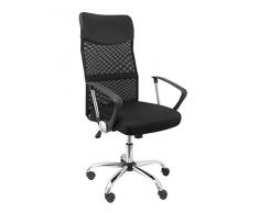 Piqueras Y Crespo (PIQU7) Silla Gontar Respaldo Malla Negro Asiento Oficina, Talla Unica