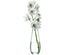 LSA International Flor Tall florero, Transparente, Transparente, 29 cm