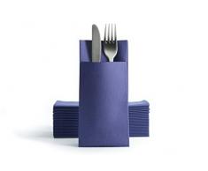 Alvotex Chic Airlaid 50 - Servilletas para cuberterÃ­a (39 x 40 cm), Color Azul Oscuro