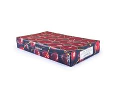 Pajoma 91041 Conjunto de 30 Velas de tÃ© Aroma Cereza Silvestre Modern Line, duraciÃ³n de la combustiÃ³n Aproximadamente 14 Horas, Altura 1,5 cm