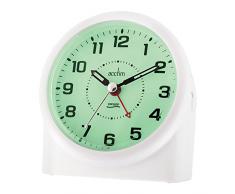 Acctim 14282 Central Smartlite Reloj con Alarma, Color Blanco