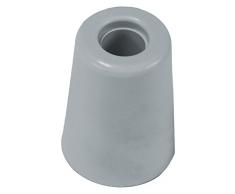 BRINOX Tope Puerta Grande con Tornillo, Gris, 5x3.7x3.7 cm