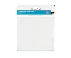 Kitchencraft antiadherente protecciÃ³n contra la grasa para hornear papel de pergamino 20Â cm (8Â )Â âÂ cuadrado (Pack de 100), papel, blanco, 20Â x 20Â x 0,1Â cm