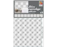 Plage Azulejos trivento de Pegatinas, Vinilo, Grey, 10Â x 0.1Â X 10Â Cm