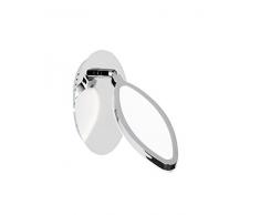 WOFI lámpara de Pared Integriert, 4.5 W, Plateado y Blanco, 19 x 15.5 x 16 cm