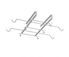 Metaltex Spidermug - Colgador para 10 tazas, color gris plata