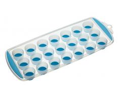 COLOURWORKS Bandeja Flexible para Cubitos, Azul, 29.9x11.9x2.5 cm