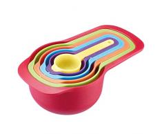 Westmark Set de cucharas medidoras de 6 piezas, Rangos de mediciÃ³n: 7.5 / 15/60/85/125/250 ml, PlÃ¡stico, Sin BPA, matrioska, Multicolor, 30582270