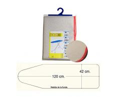 ORYX 5160005 Funda Mesa Plancha Espuma Metalizada 120x42 cm