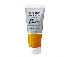 Lefranc & Bourgeois vinilo Pintura AcrÃ­lica, extra fina color de vinilo para artistas, Saharagelb, 80ml Tube - Vinylfarbe