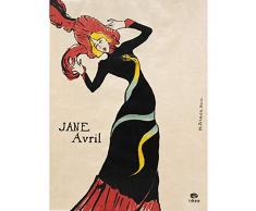 Toulouse Lautrec Jane Avril 1899 Art Print Canvas Premium Wall Decor Poster Mural pared Pï¿½ster