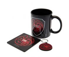 Game of Thrones GP85142 Juego de taza, posavasos y llavero, multicolor