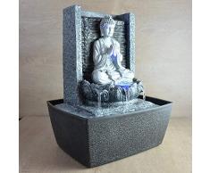 ZenLight Fuente de Interior, Plateado, 20 x 15 x 26 cm