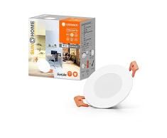 LEDVANCE SUN@HOME WIFI LED Einbaustrahler weiÃ, versenkbare Vollspektrum LED Lampe, CRI 95, Sonnenlicht bis Kamin (2200-5000k), 4.5W, 400 Lm, 85 Durchmesser, SUN@HOME Wandleuchte Downlight Slim 85mm
