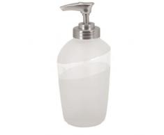 Spirella colección Level, Dispensador de jabón líquido 16,0 x 7,0 x 7,0 cm, Vidrio Templado, Transparente