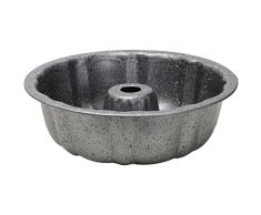 Bergner Bake Marble Molde para Horno Bundform, Acero, Gris, 25.5 x 25.5 x 8 cm