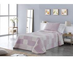 Vialman Colcha, Rosa, Cama 90: 180cm X 270cm