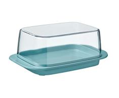 Mepal â Mantequillera â Nordic green â para 250 gr de manteca â tapa transparante â encaja exactamente en la puerta de la nevera â apta para el lavavajillas