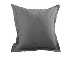 Eminza Funda para Almohada con Volante Comodidad Antracita