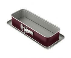 Dr. Oetker Molde Desmontable Rect. 30Cm, Acero con Revestimiento Antiadherente Especial, Morado, 30 cm