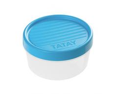 TATAY - Caja de almacenamiento con tapa, 0,5 l, color azul