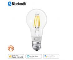 LEDVANCE SMART+ LED Filament, lÃ¡mpara Bluetooth con casquillo E27, regulable, sustituye a bombilla de 50 W, blanco cÃ¡lido, compatible con Apple Homekit y LEDVANCE Smart+ App para Android