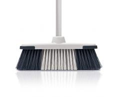 Mery 731.01 Escoba antigolpes, Gris/Negro, 28.5x7.5x19.5 cm