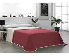 Martina Home Colcha BoutÃ­ Reversible, Beige Rojo, Cama 105