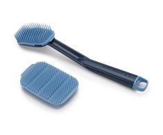 Joseph Joseph CleanTech Juego de Dos Piezas con Estropajo y Cepillo de Fregar - Azul
