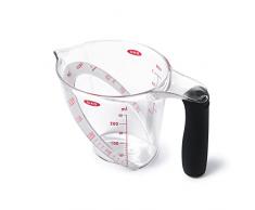 OXO Good Grips, Jarra medidora, con forma angular, transparente, 250 ml