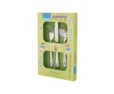 Amefa Kids Footie - Juego de 3 Cubiertos Infantiles (Acero Inoxidable)