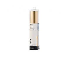 Cricut Vinilo Inteligente Smart Vinyl Permanent | 1 Sheet | 33cm x, Matte Metallic Champagne, 3.6m (12ft), 3, Talla única, 3