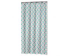 Sealskin Cortina de Ducha Diamonds, 180 x 200 cm, Poliéster, Aqua